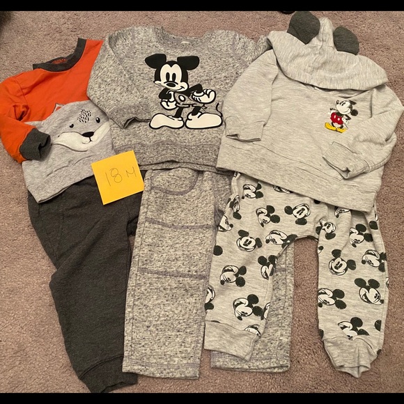 Disney Mickey Mouse and Fox Baby Sweatsuit Outfits